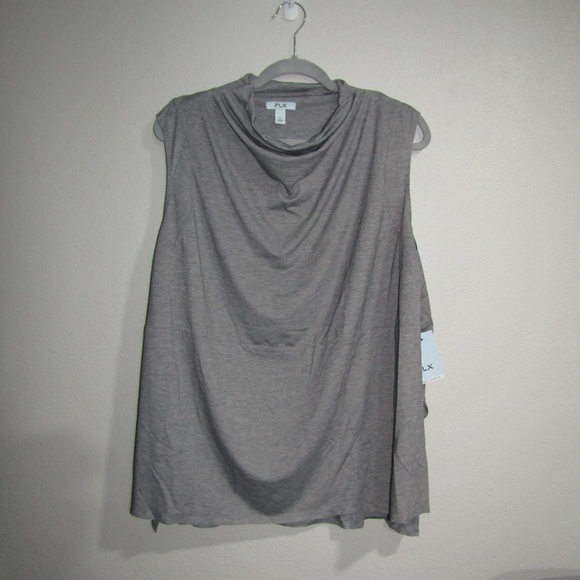 Plus Size FLX Mockneck Tank - Picture 2 of 5